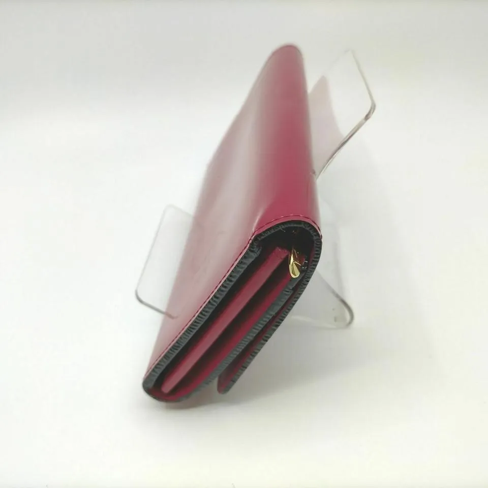 Louis Vuitton Indian Rose Portefeuille Louise Wallet Flap Pink Vernis 861159