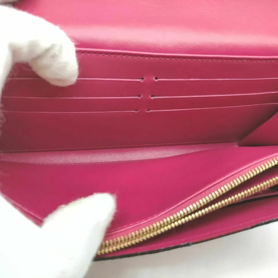 Louis Vuitton Indian Rose Portefeuille Louise Wallet Flap Pink Vernis 861159