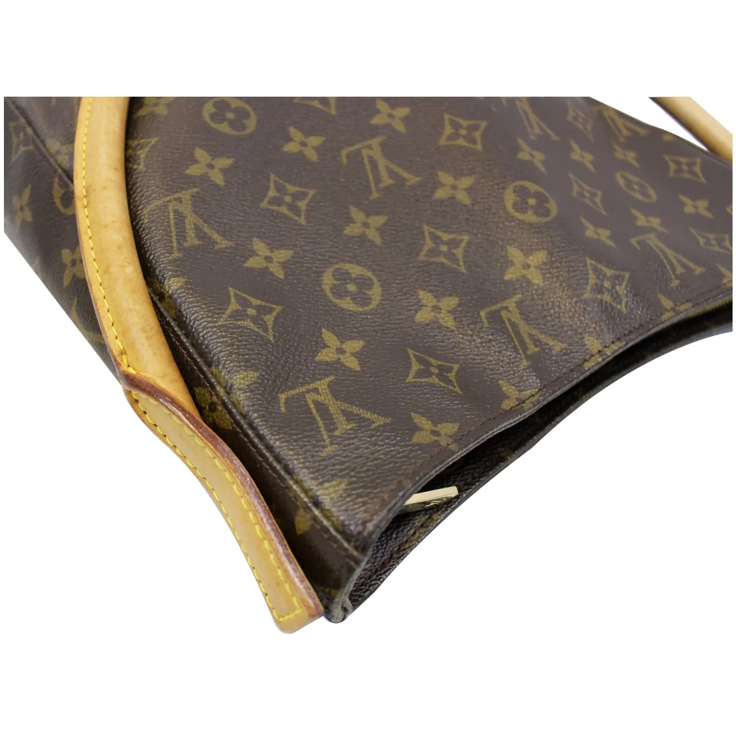 LOUIS VUITTON Monogram Canvas Looping GM Brown Shoulder Bag