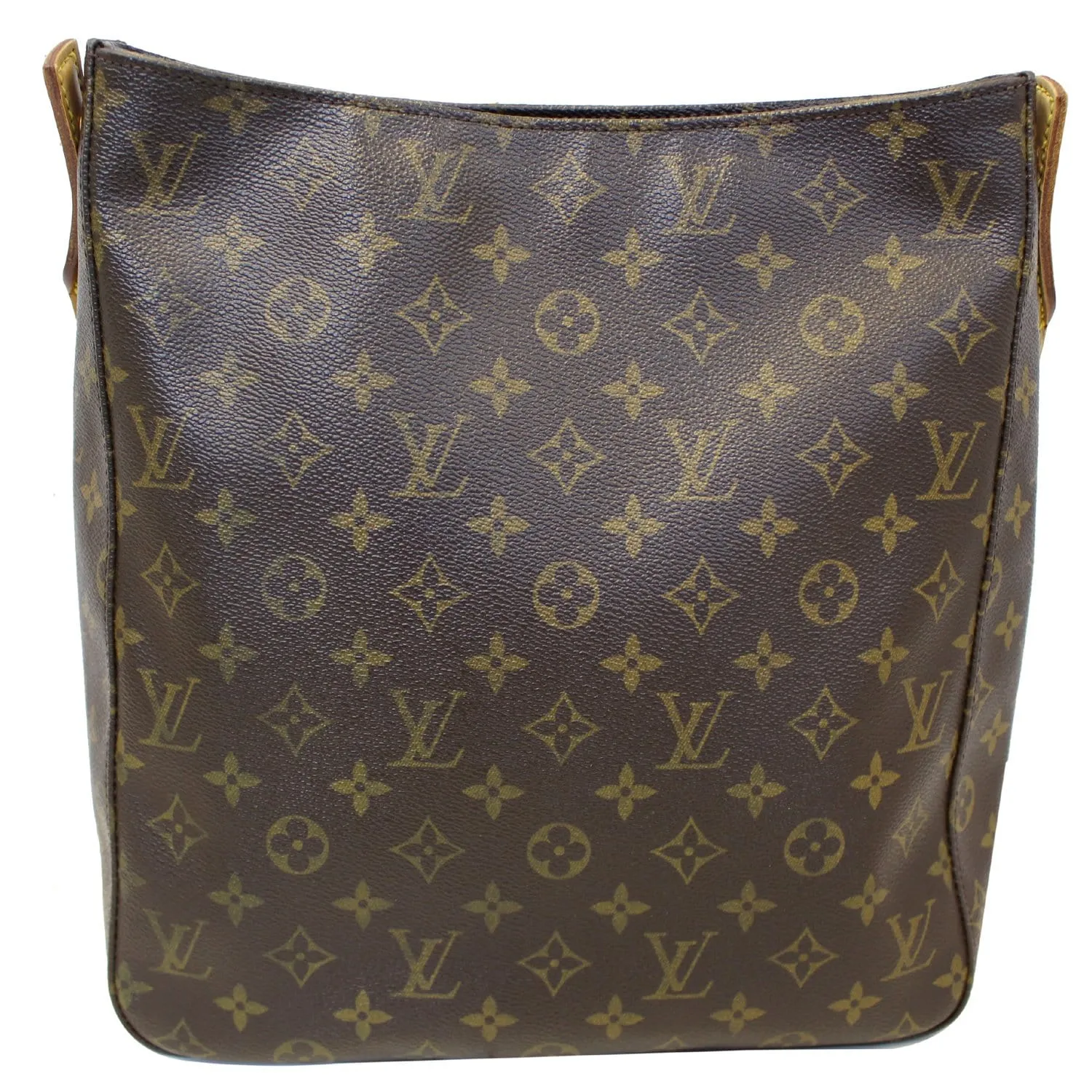 LOUIS VUITTON Monogram Canvas Looping GM Brown Shoulder Bag