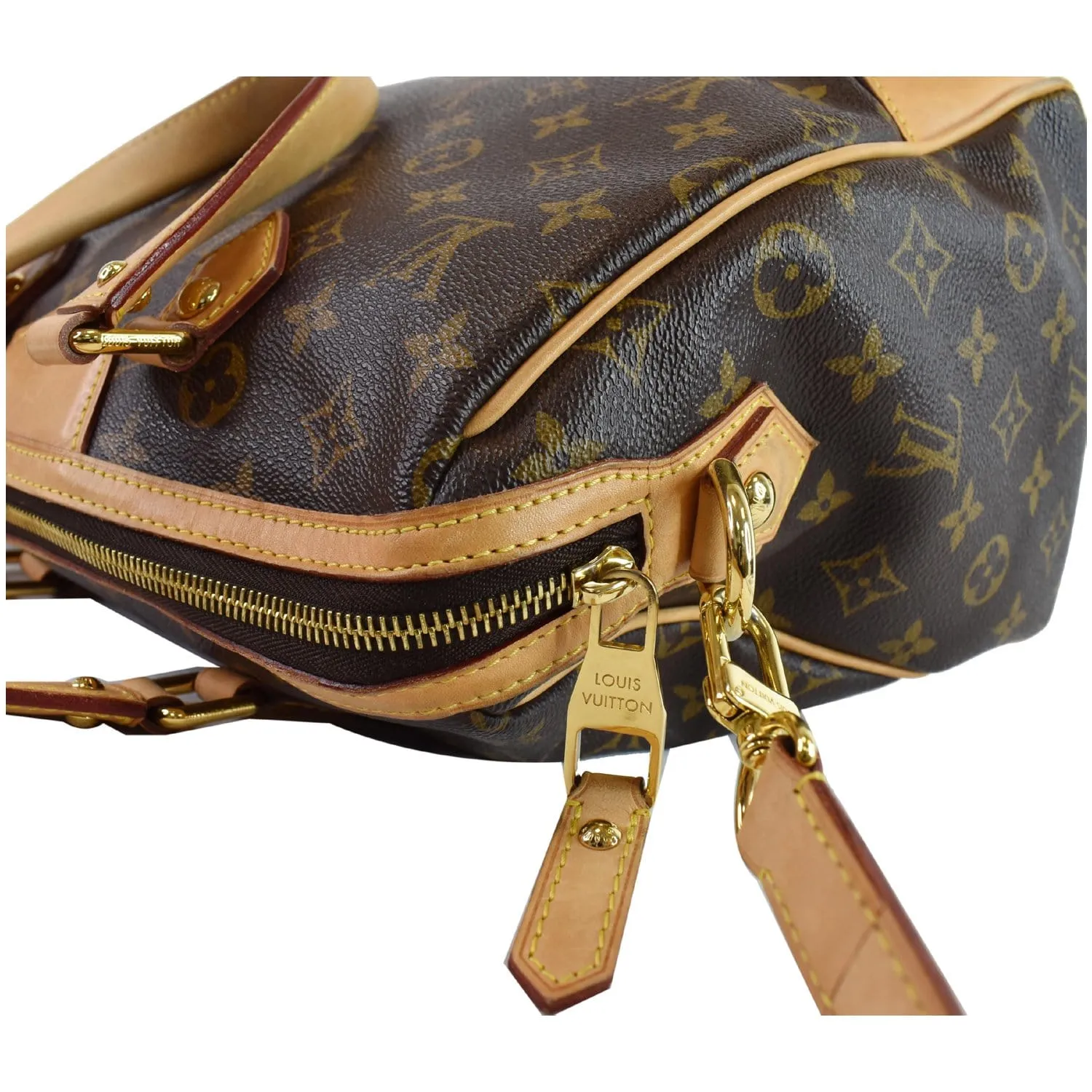 LOUIS VUITTON Monogram Canvas Retiro PM Shoulder Bag Brown