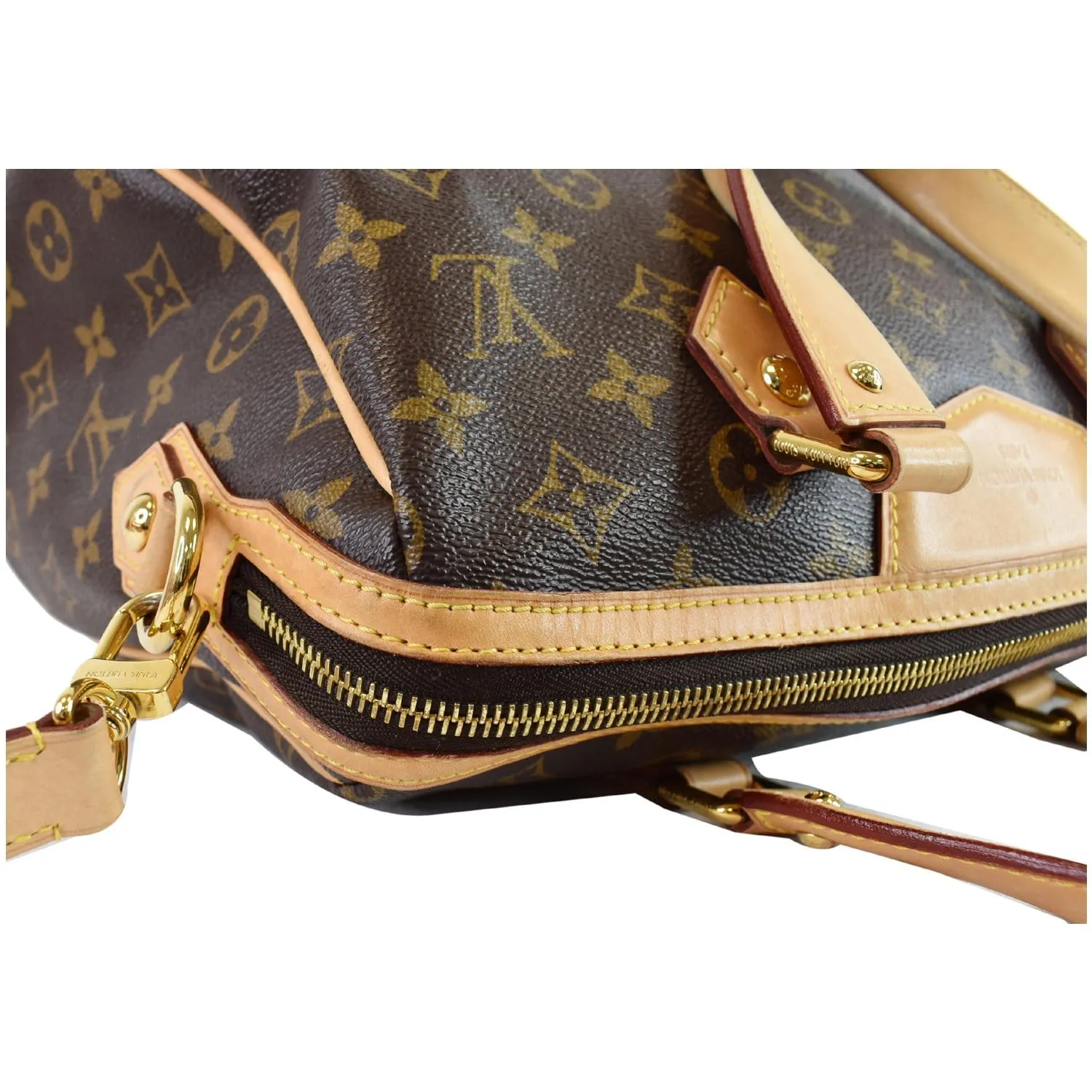 LOUIS VUITTON Monogram Canvas Retiro PM Shoulder Bag Brown