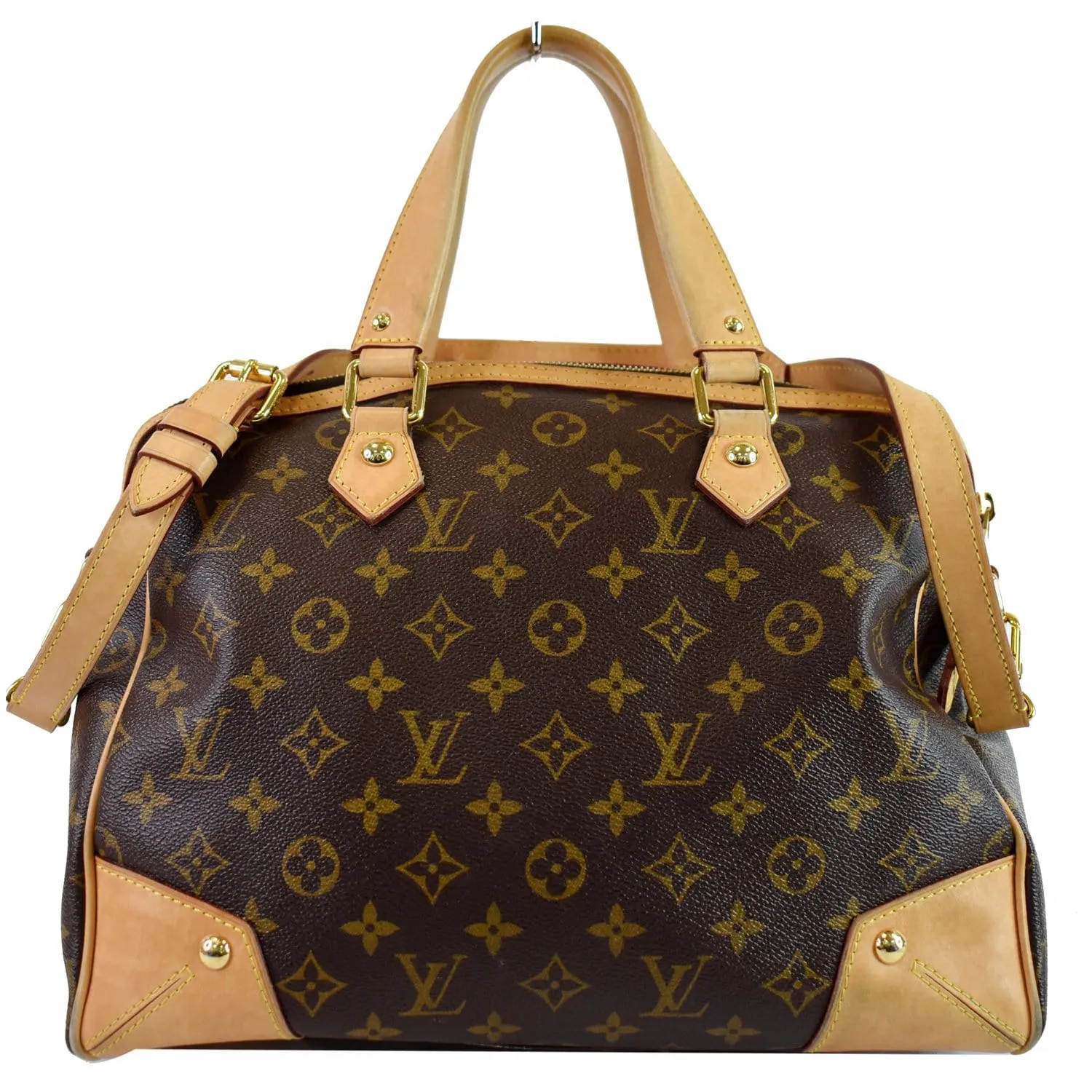 LOUIS VUITTON Monogram Canvas Retiro PM Shoulder Bag Brown