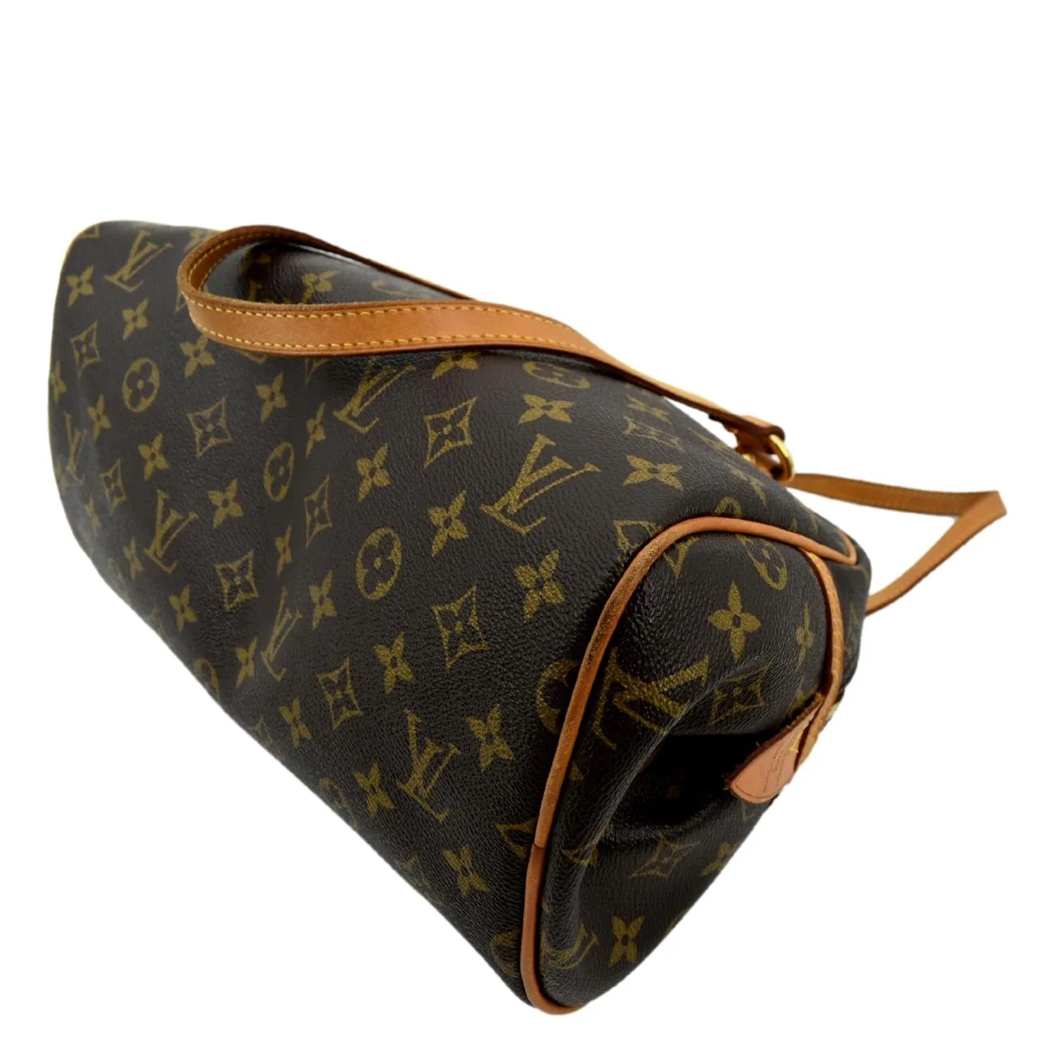 LOUIS VUITTON Montorgueil PM Monogram Canvas Shoulder Bag Brown