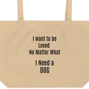Loved No Matter What X-Large Tote/Shopping Bags