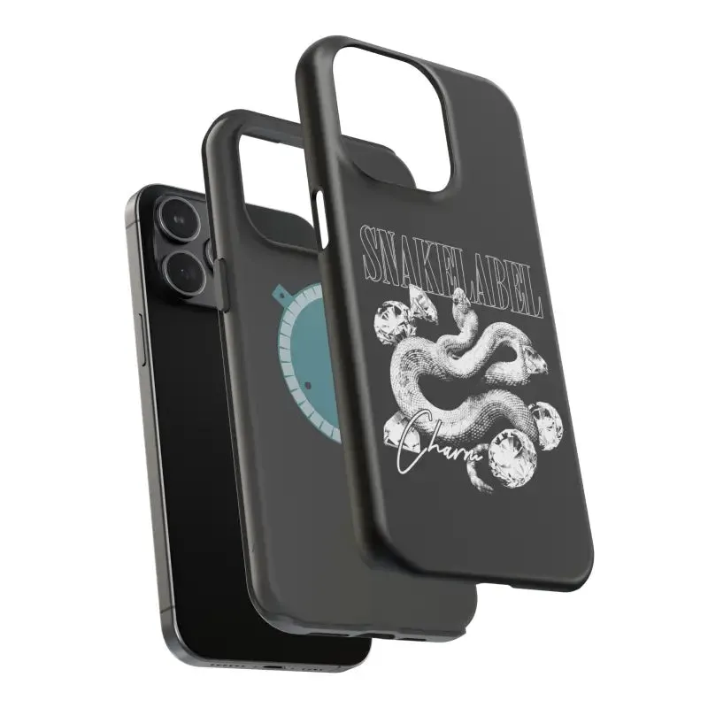 Magnetic Snake Tough Cases with Embedded Magnet Module - Impact-Resistant iPhone Cover