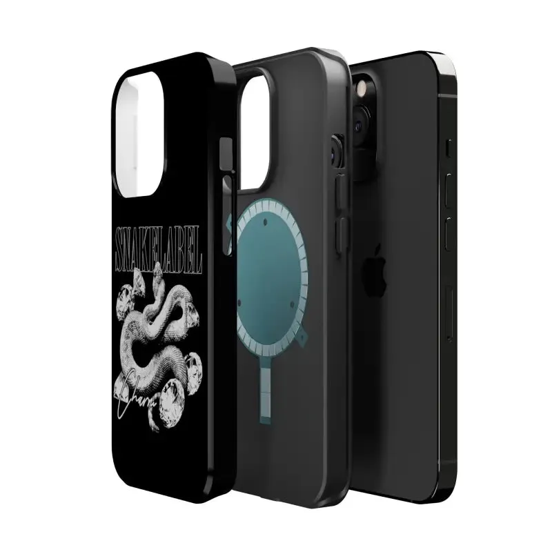 Magnetic Snake Tough Cases with Embedded Magnet Module - Impact-Resistant iPhone Cover