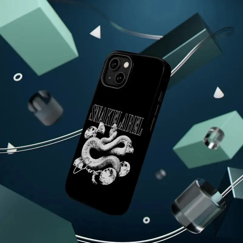 Magnetic Snake Tough Cases with Embedded Magnet Module - Impact-Resistant iPhone Cover
