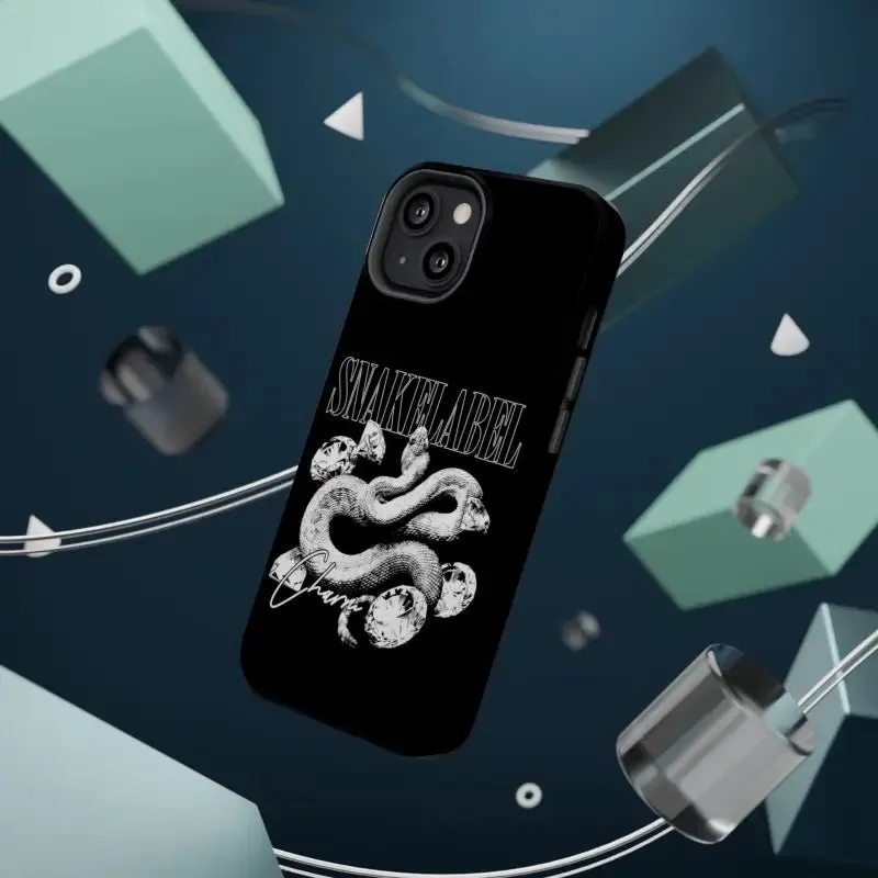 Magnetic Snake Tough Cases with Embedded Magnet Module - Impact-Resistant iPhone Cover