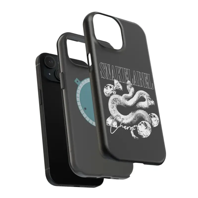 Magnetic Snake Tough Cases with Embedded Magnet Module - Impact-Resistant iPhone Cover