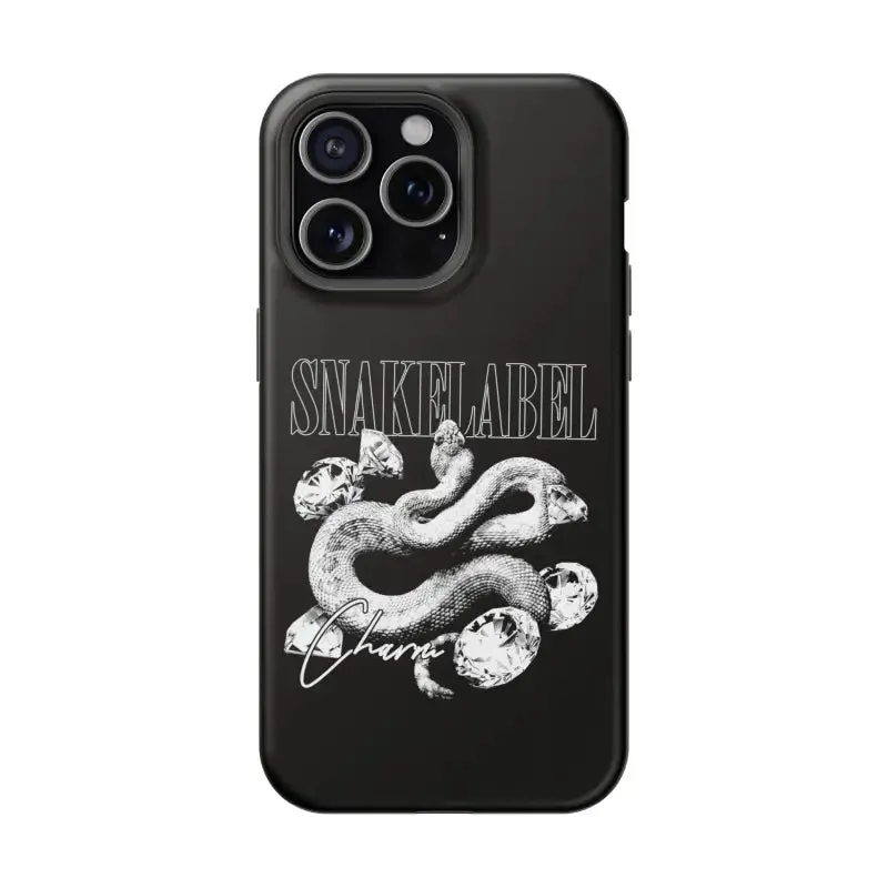 Magnetic Snake Tough Cases with Embedded Magnet Module - Impact-Resistant iPhone Cover