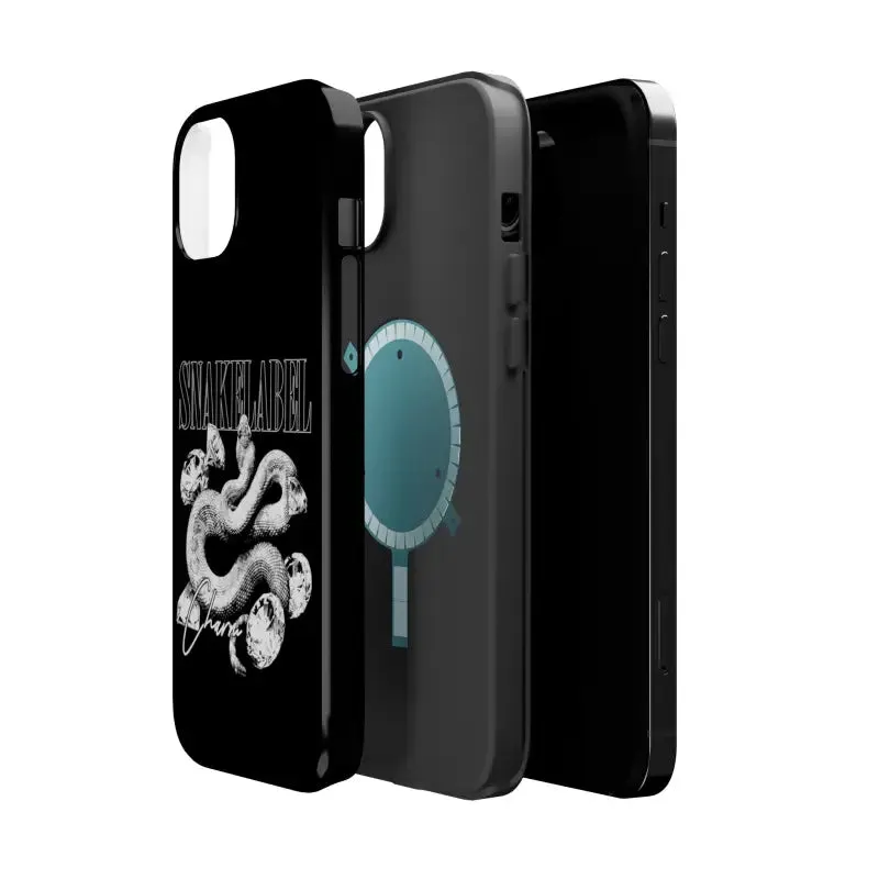 Magnetic Snake Tough Cases with Embedded Magnet Module - Impact-Resistant iPhone Cover