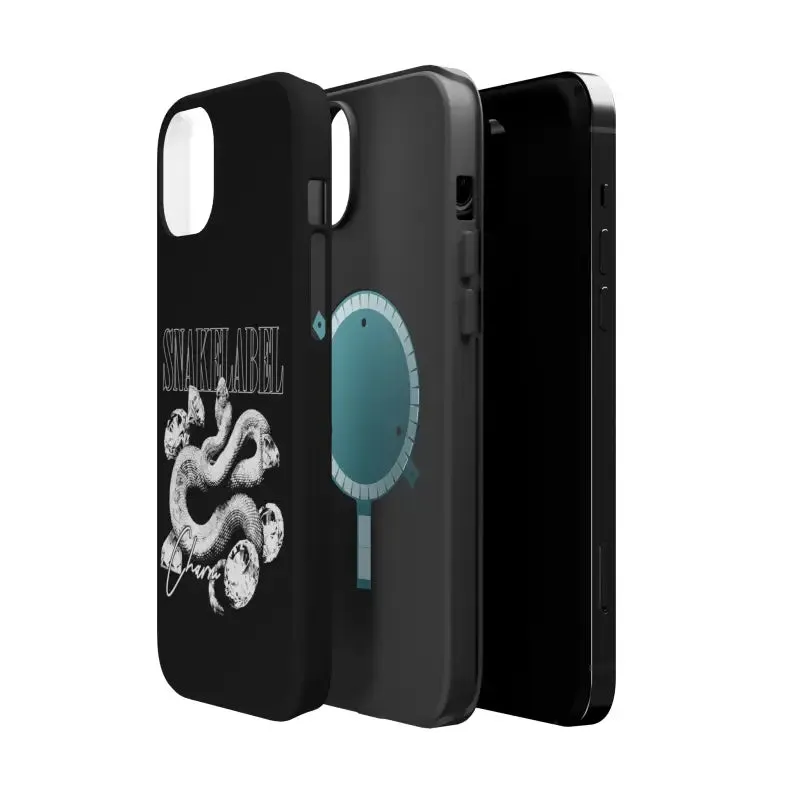 Magnetic Snake Tough Cases with Embedded Magnet Module - Impact-Resistant iPhone Cover