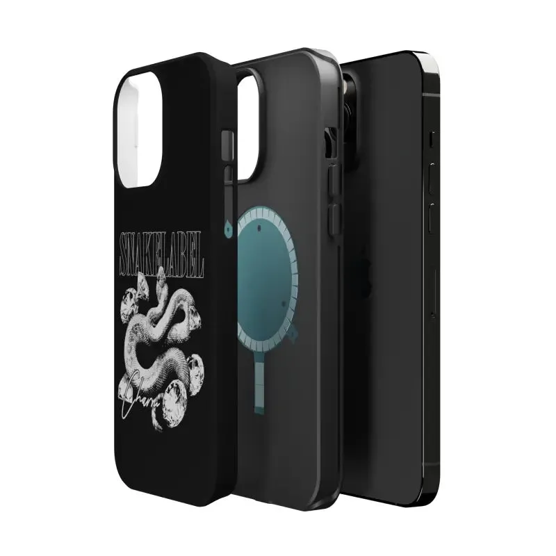 Magnetic Snake Tough Cases with Embedded Magnet Module - Impact-Resistant iPhone Cover