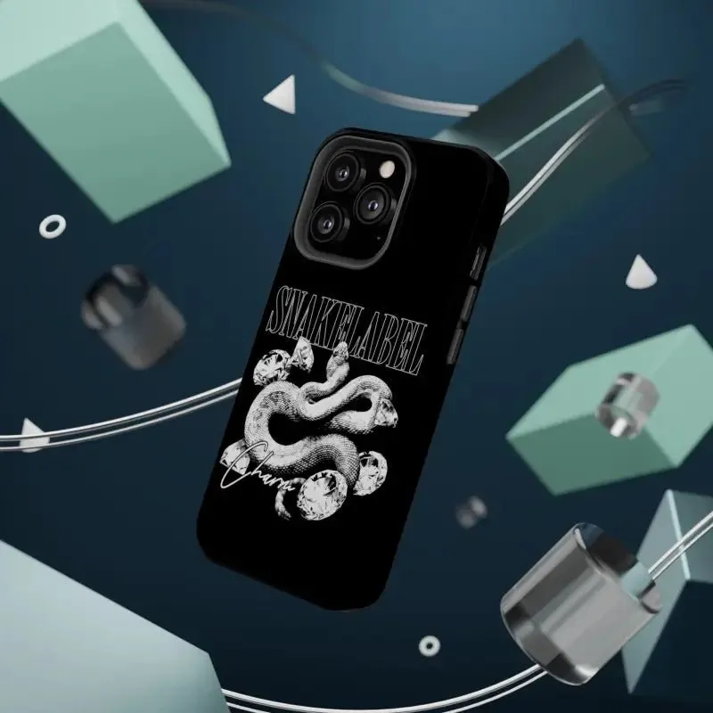Magnetic Snake Tough Cases with Embedded Magnet Module - Impact-Resistant iPhone Cover