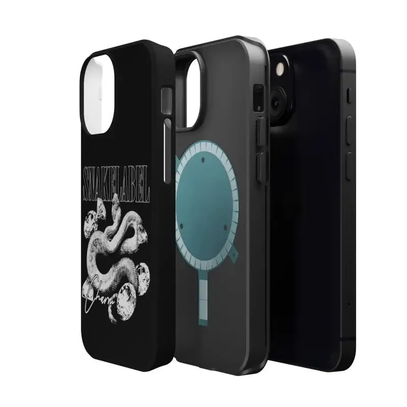 Magnetic Snake Tough Cases with Embedded Magnet Module - Impact-Resistant iPhone Cover