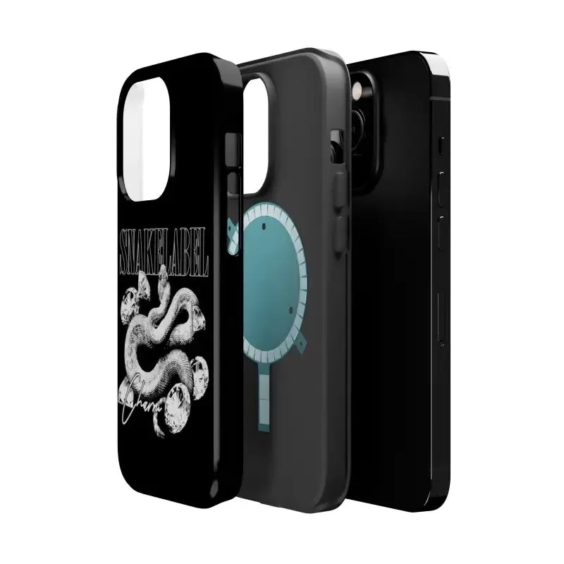 Magnetic Snake Tough Cases with Embedded Magnet Module - Impact-Resistant iPhone Cover