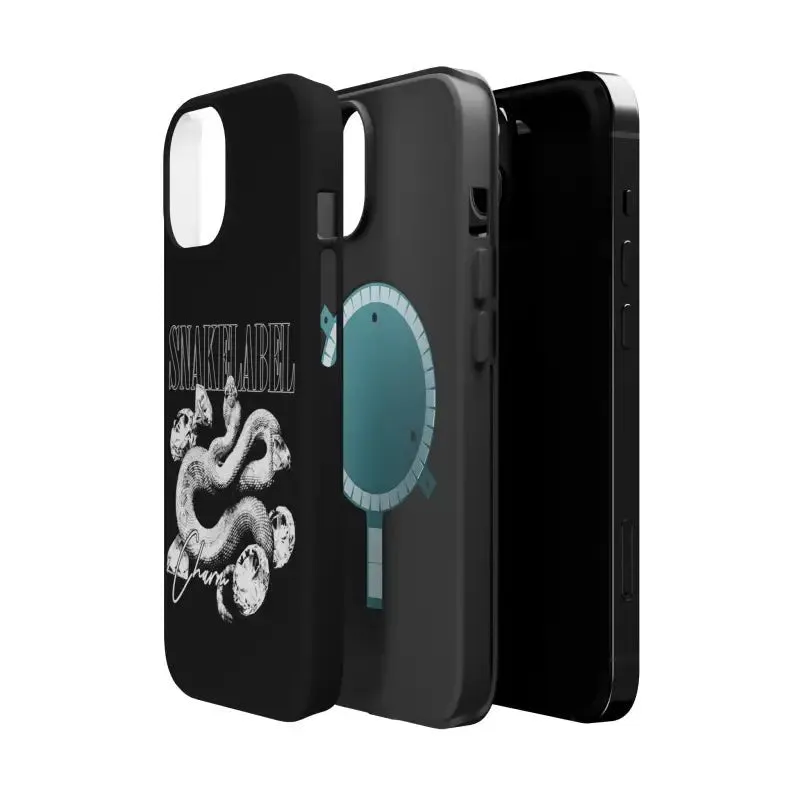 Magnetic Snake Tough Cases with Embedded Magnet Module - Impact-Resistant iPhone Cover