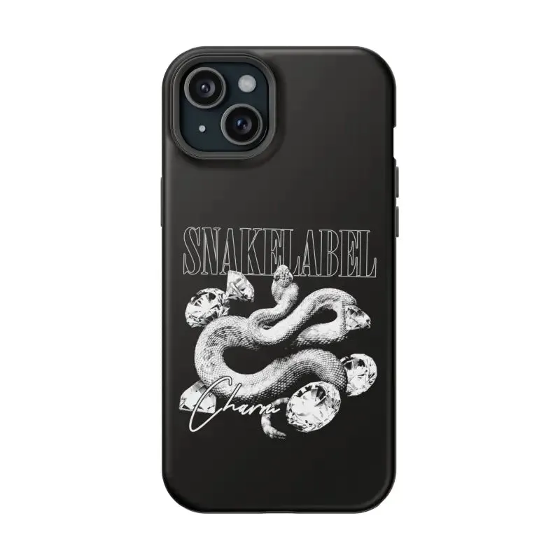 Magnetic Snake Tough Cases with Embedded Magnet Module - Impact-Resistant iPhone Cover