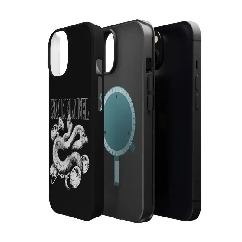 Magnetic Snake Tough Cases with Embedded Magnet Module - Impact-Resistant iPhone Cover
