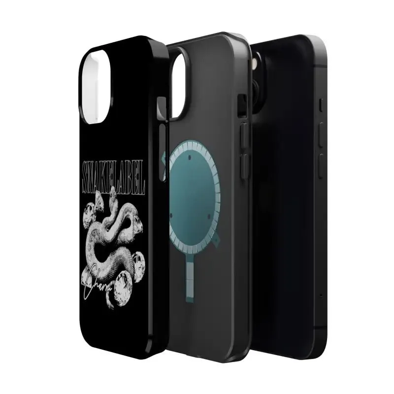 Magnetic Snake Tough Cases with Embedded Magnet Module - Impact-Resistant iPhone Cover