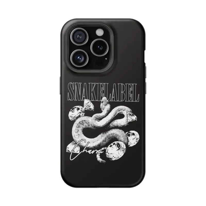 Magnetic Snake Tough Cases with Embedded Magnet Module - Impact-Resistant iPhone Cover