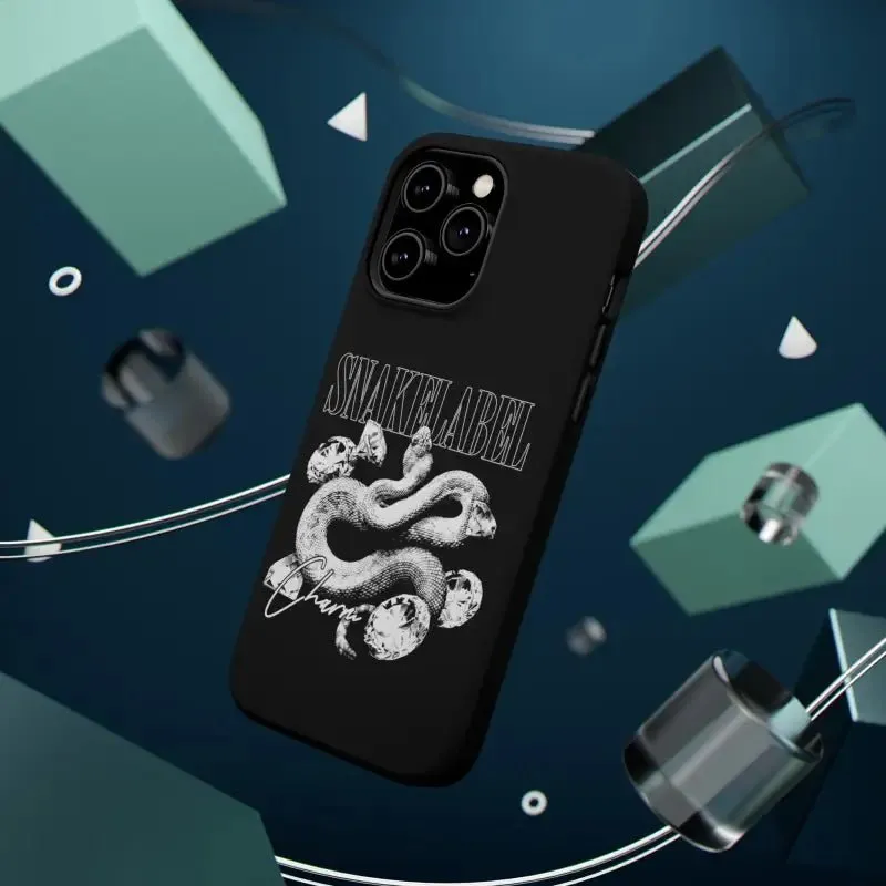 Magnetic Snake Tough Cases with Embedded Magnet Module - Impact-Resistant iPhone Cover