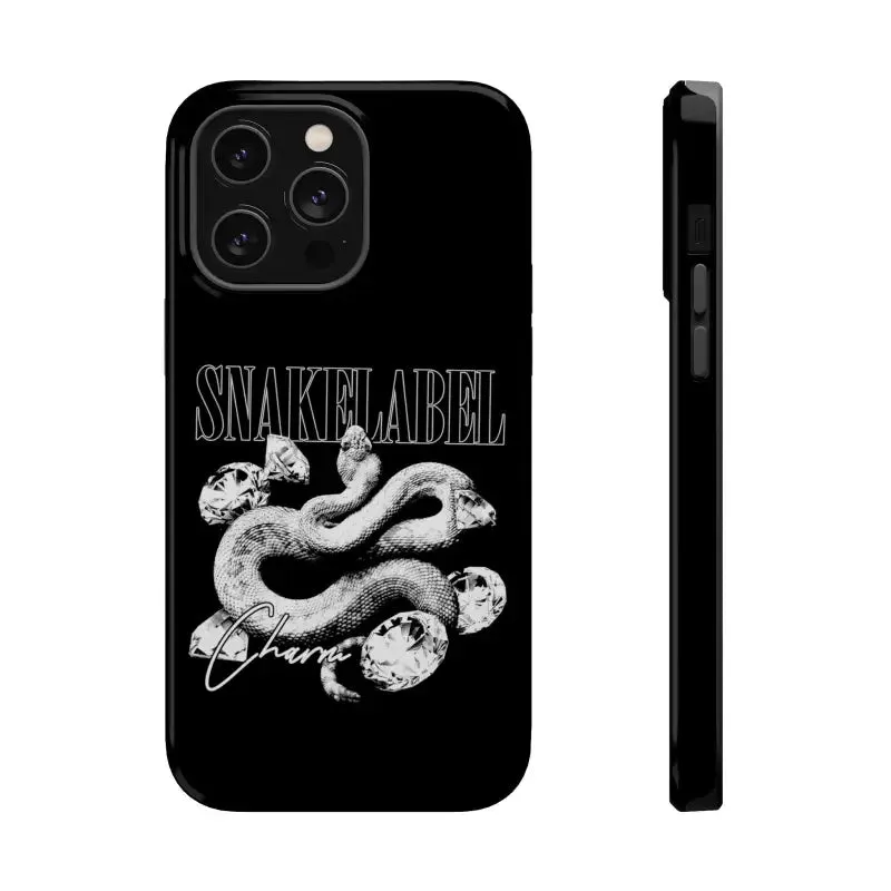 Magnetic Snake Tough Cases with Embedded Magnet Module - Impact-Resistant iPhone Cover