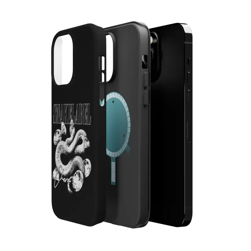 Magnetic Snake Tough Cases with Embedded Magnet Module - Impact-Resistant iPhone Cover