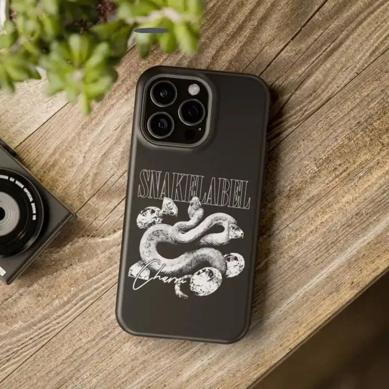 Magnetic Snake Tough Cases with Embedded Magnet Module - Impact-Resistant iPhone Cover