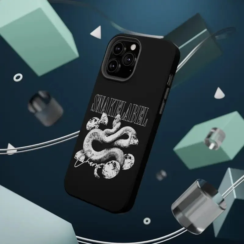 Magnetic Snake Tough Cases with Embedded Magnet Module - Impact-Resistant iPhone Cover