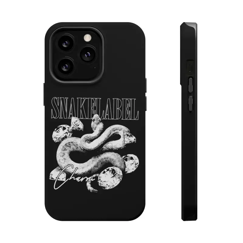 Magnetic Snake Tough Cases with Embedded Magnet Module - Impact-Resistant iPhone Cover