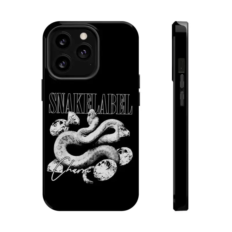 Magnetic Snake Tough Cases with Embedded Magnet Module - Impact-Resistant iPhone Cover