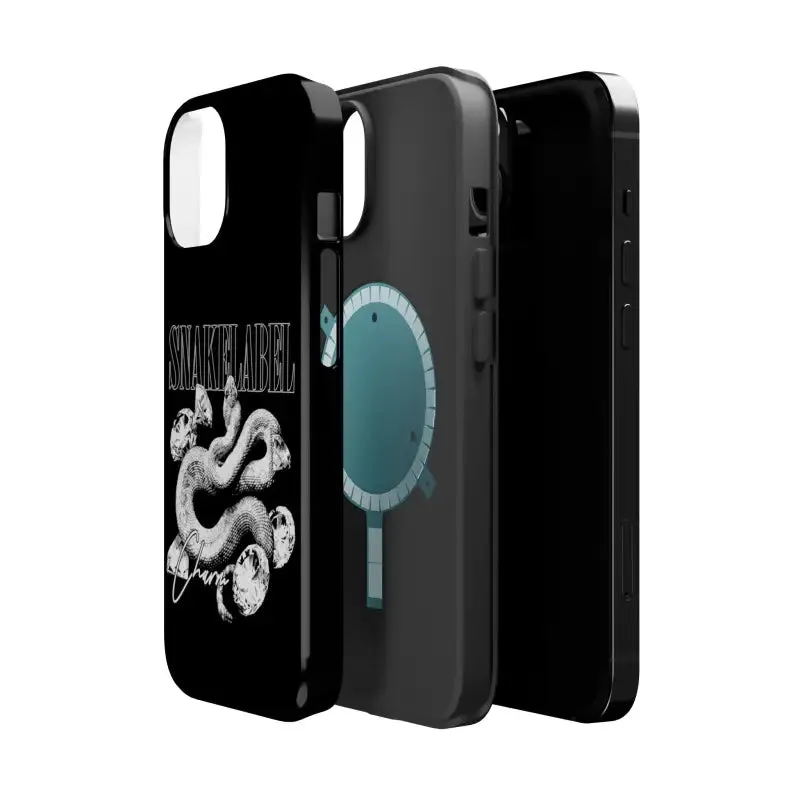 Magnetic Snake Tough Cases with Embedded Magnet Module - Impact-Resistant iPhone Cover