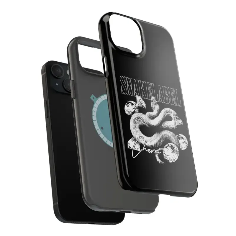 Magnetic Snake Tough Cases with Embedded Magnet Module - Impact-Resistant iPhone Cover