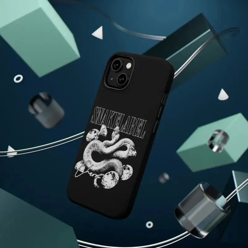 Magnetic Snake Tough Cases with Embedded Magnet Module - Impact-Resistant iPhone Cover