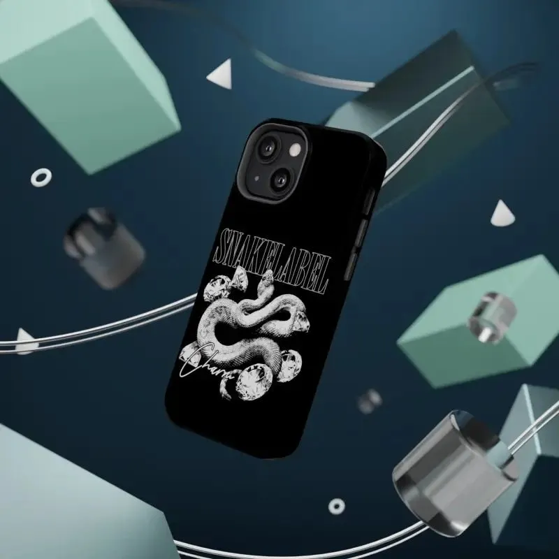 Magnetic Snake Tough Cases with Embedded Magnet Module - Impact-Resistant iPhone Cover