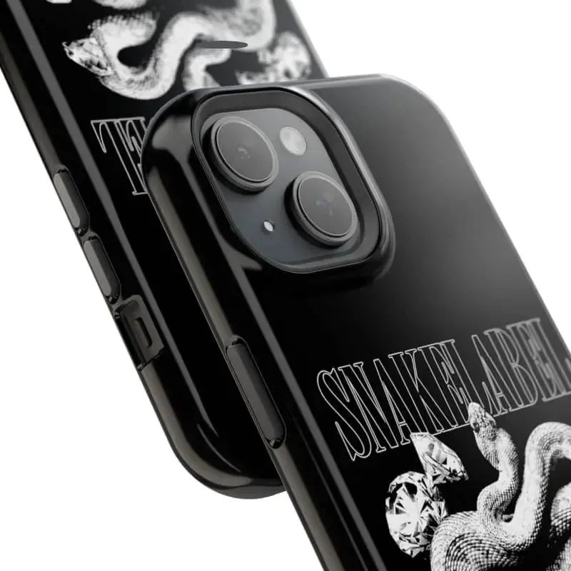 Magnetic Snake Tough Cases with Embedded Magnet Module - Impact-Resistant iPhone Cover