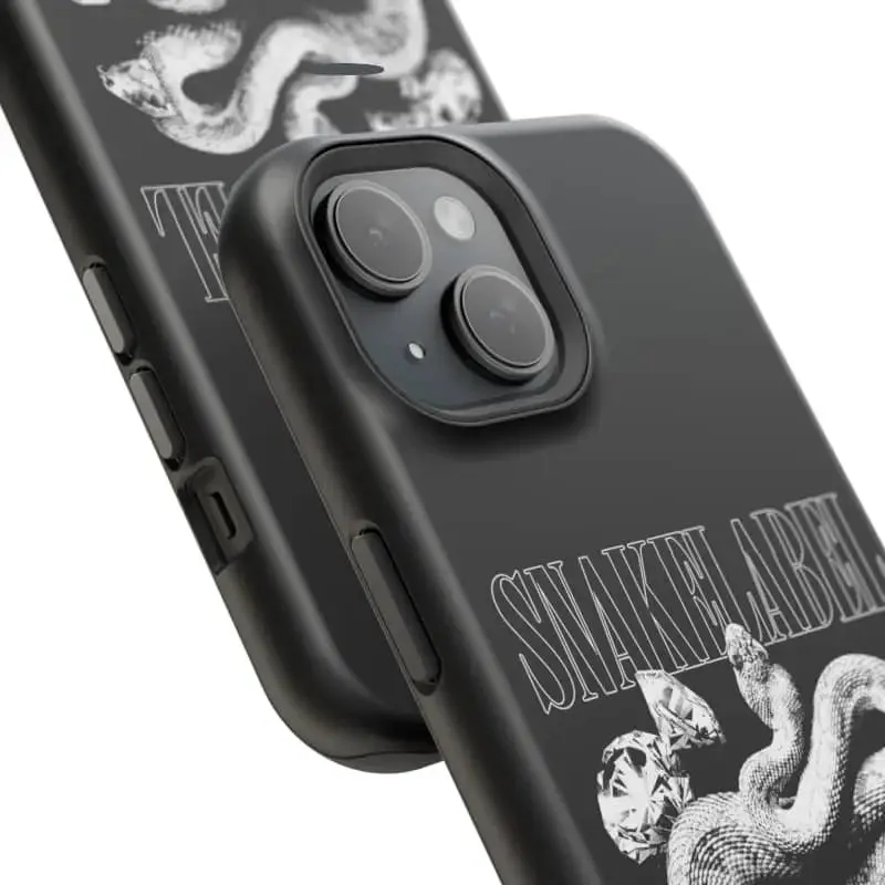 Magnetic Snake Tough Cases with Embedded Magnet Module - Impact-Resistant iPhone Cover