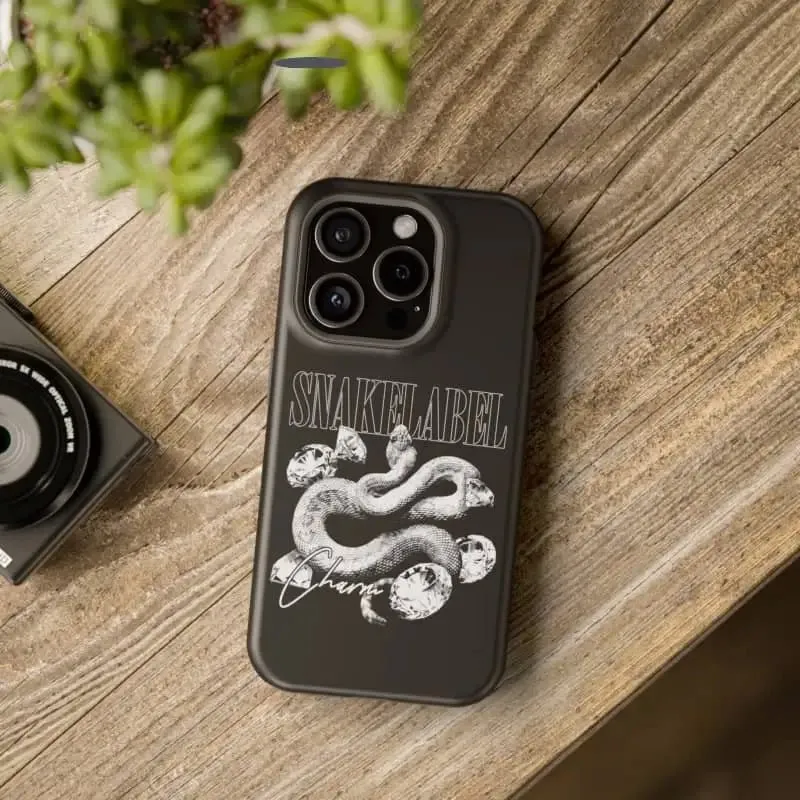 Magnetic Snake Tough Cases with Embedded Magnet Module - Impact-Resistant iPhone Cover
