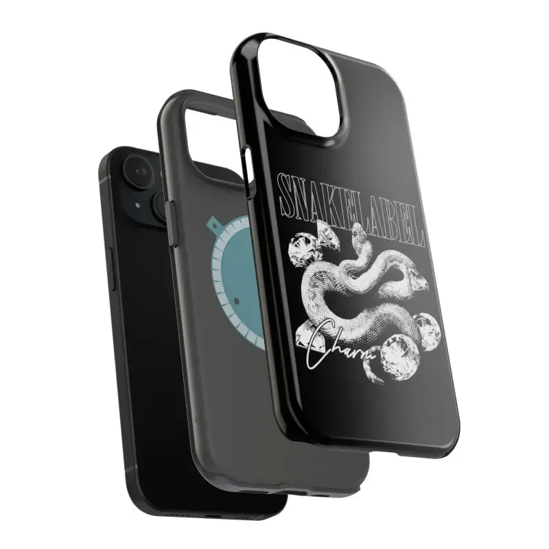 Magnetic Snake Tough Cases with Embedded Magnet Module - Impact-Resistant iPhone Cover