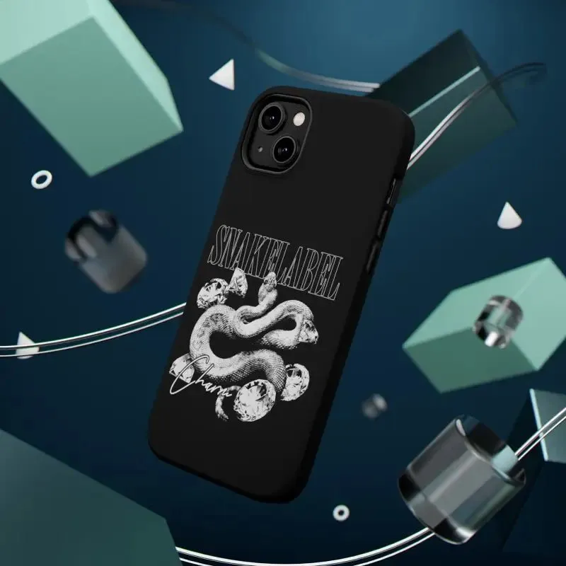 Magnetic Snake Tough Cases with Embedded Magnet Module - Impact-Resistant iPhone Cover