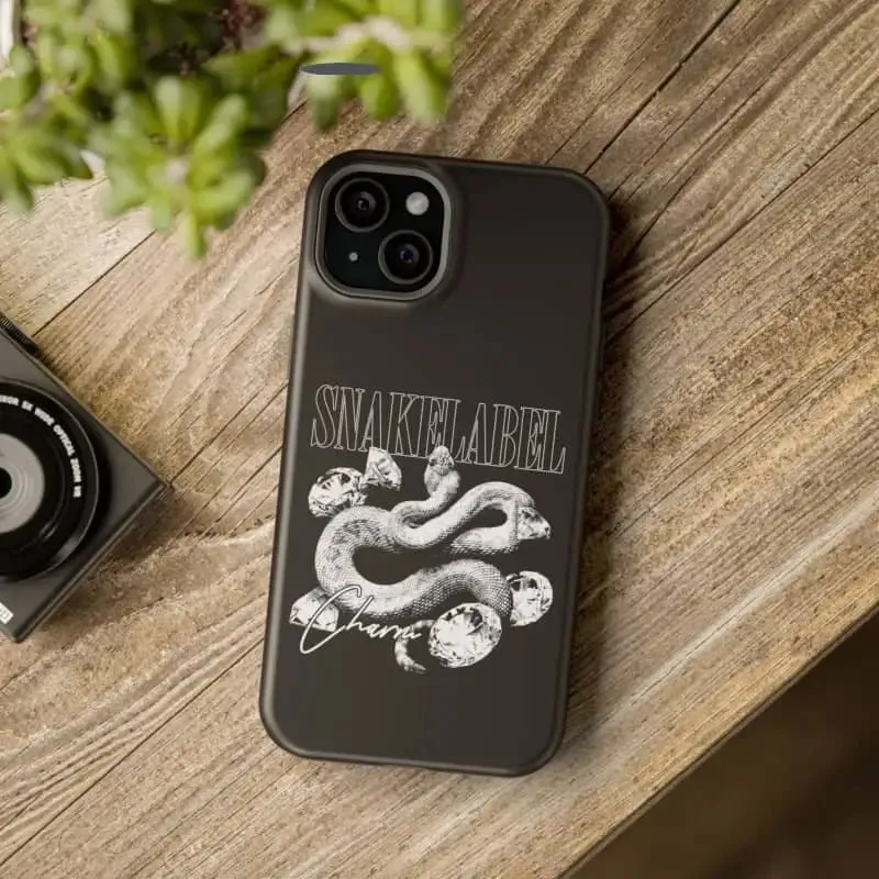 Magnetic Snake Tough Cases with Embedded Magnet Module - Impact-Resistant iPhone Cover