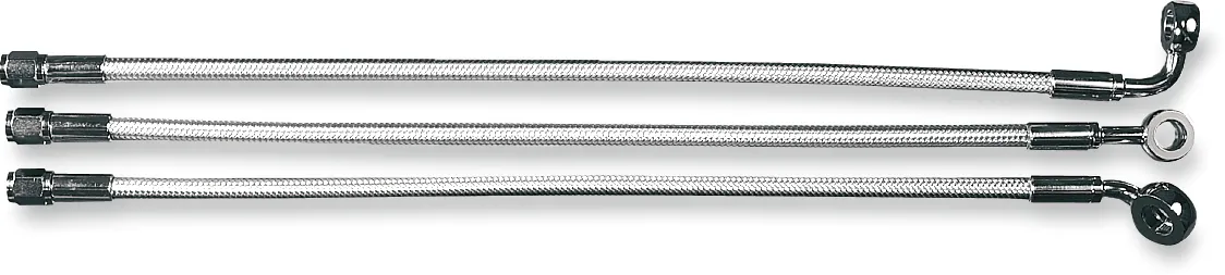 Magnum 36146SW Sterling Chromite II E-Z Align Single Disc Front Brake Line - 35deg. Top Angle - 46n.