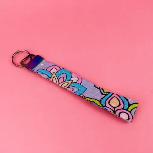Mandala Magnifica Mauve Key Fob. Exclusive Design