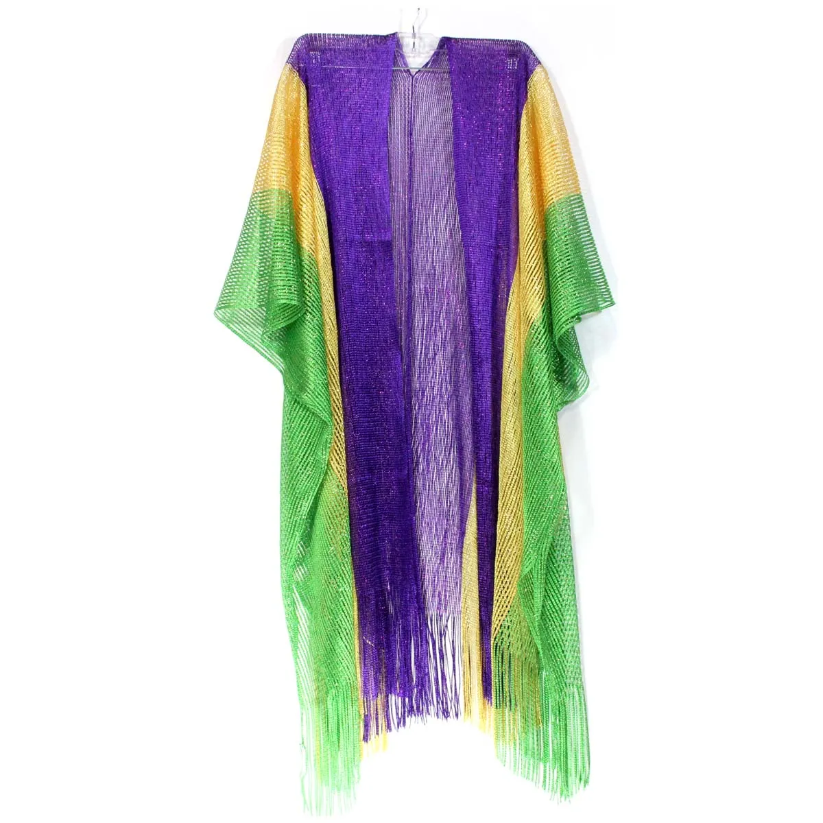 Mardi Gras Lightweight Full Length Cover Up