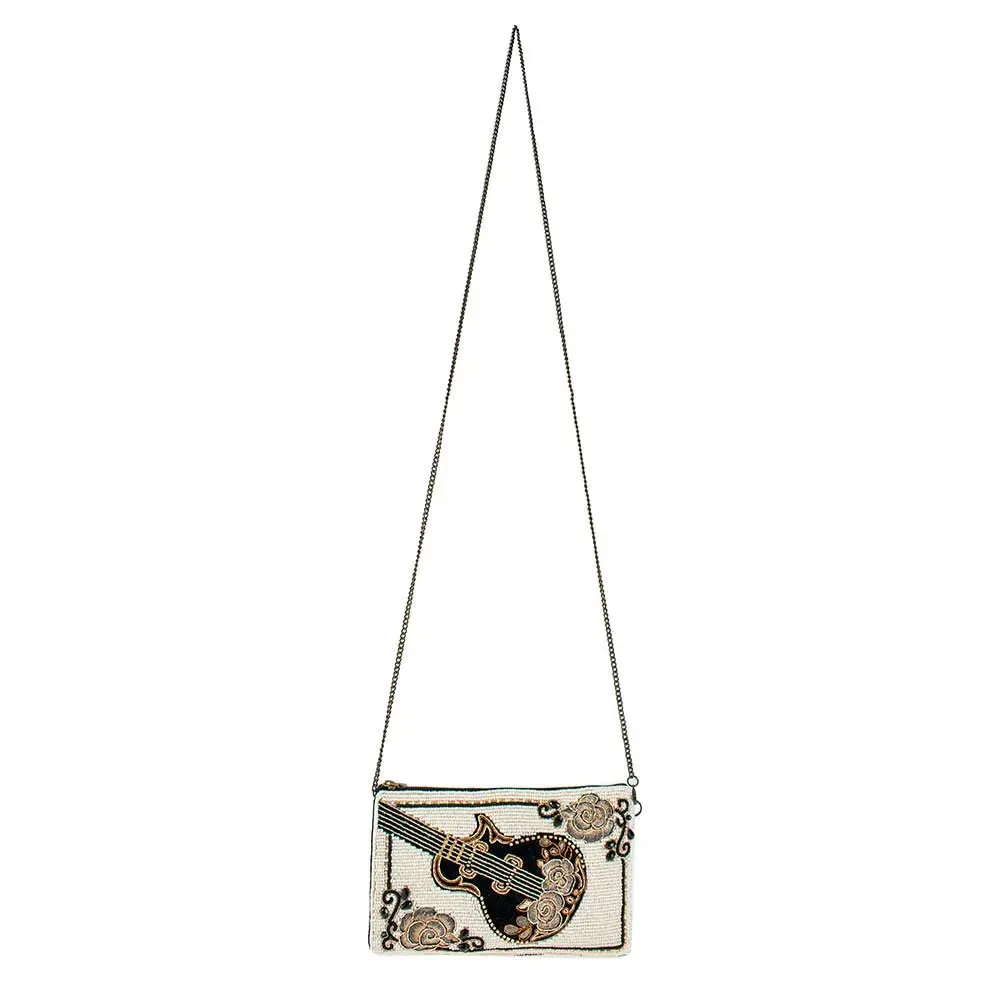 Mary Frances Guitar Player Crossbody Phone Bag