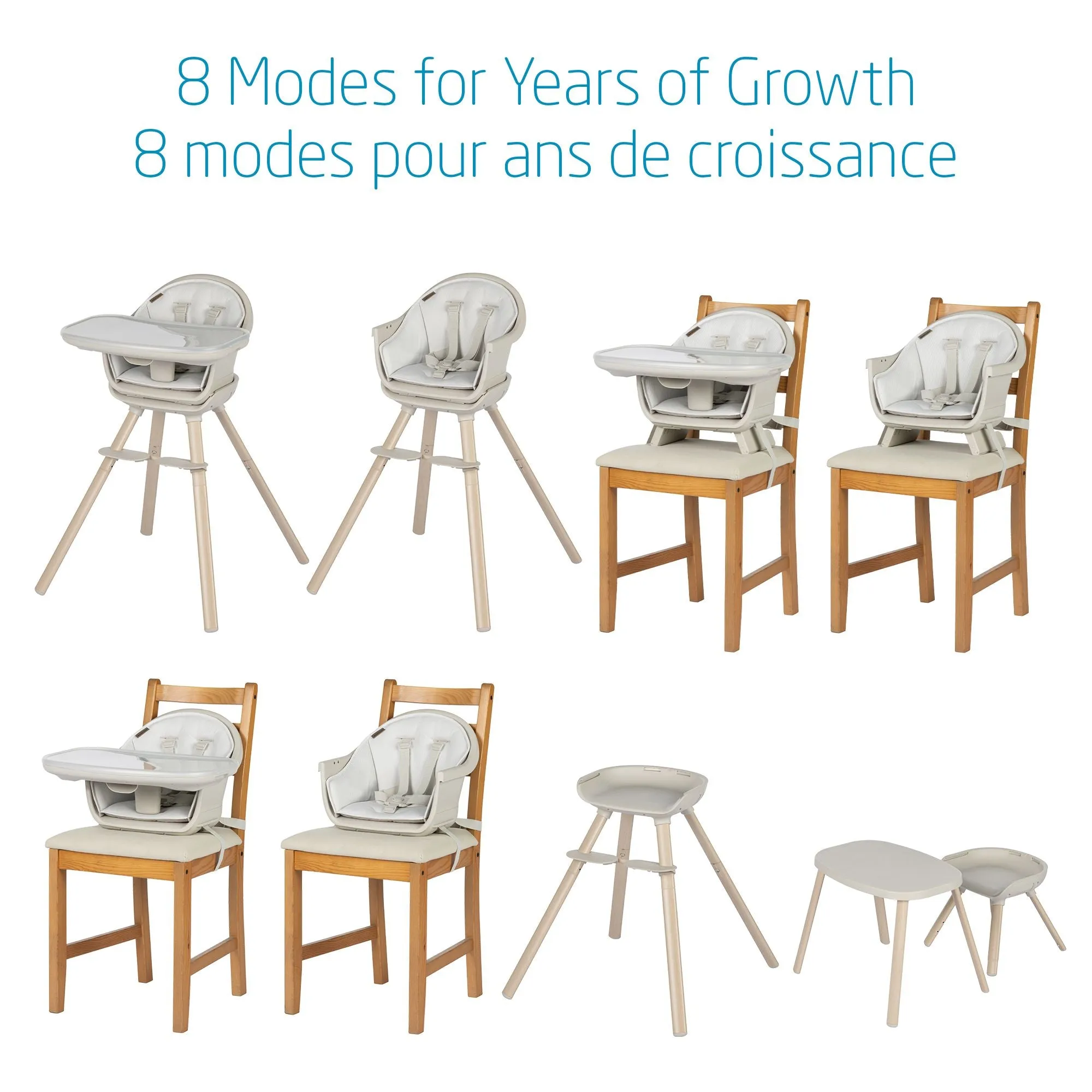 Maxi-Cosi Moa 8-in-1 High Chair - Classic Oat