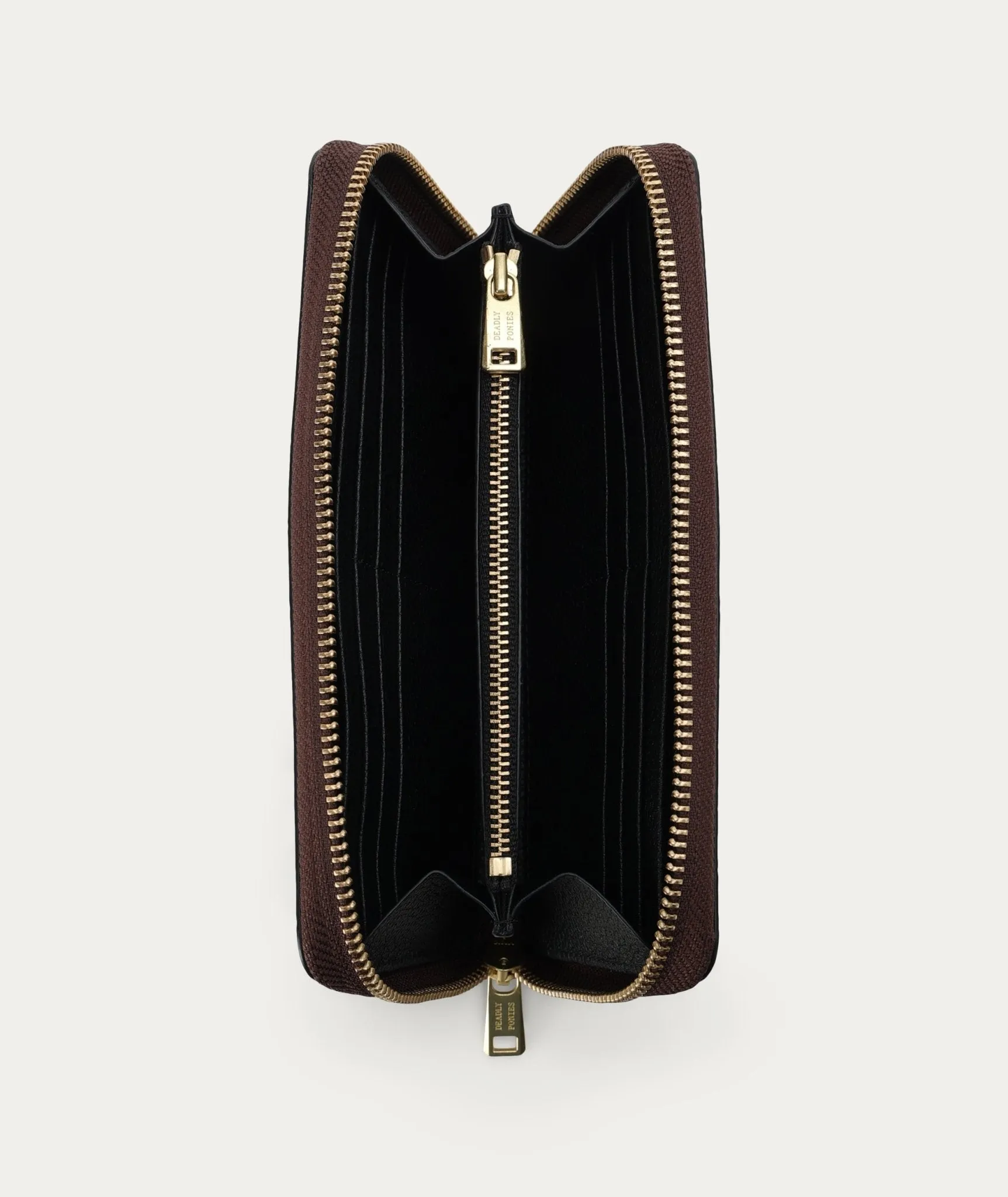 Maxi Wallet | Espresso Croc