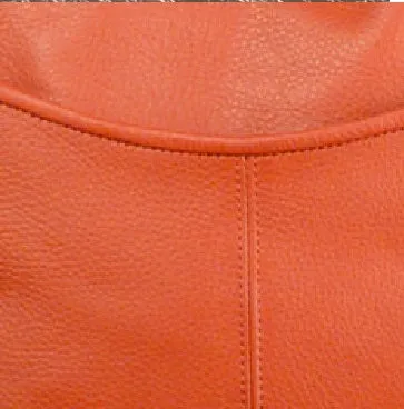 Medium Vertical Leather Top Flap Handbag